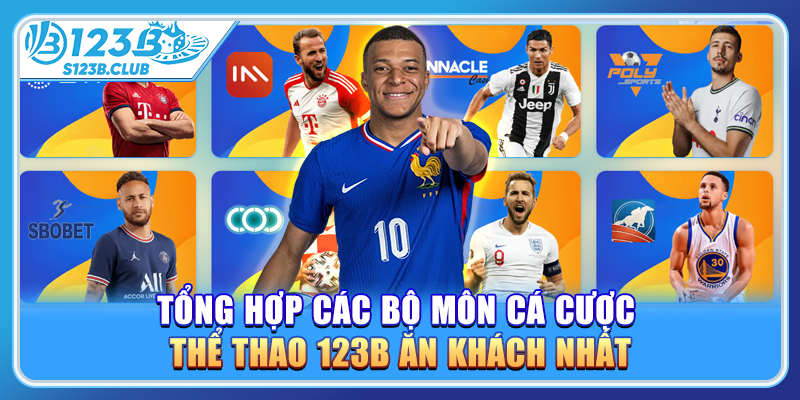 Tổng hợp các bộ môn cá cược thể thao 123B ăn khách nhất